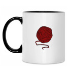 Кружка двухцветная