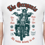 The Occupants Skull Biker white