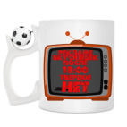 Кружка с футбольным мячиком