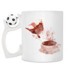 Кружка с футбольным мячиком