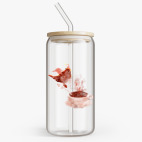 Банка с бамбуковой крышкой