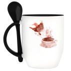 Кружка с ложкой