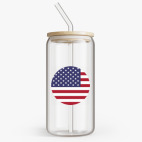 Банка с бамбуковой крышкой