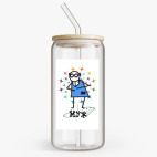 Банка с бамбуковой крышкой