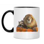 Кружка двухцветная