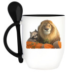 Кружка с ложкой