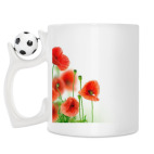 Кружка с футбольным мячиком