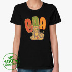 Женская футболка органик