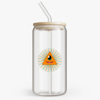 Банка с бамбуковой крышкой