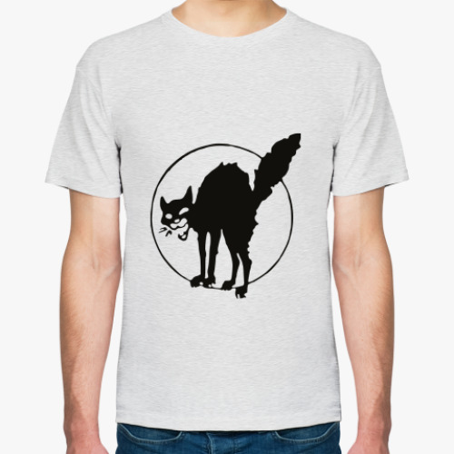 Футболка с принтом Anarchist back cat