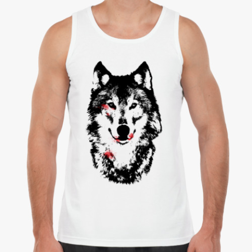 Майка с принтом Волк