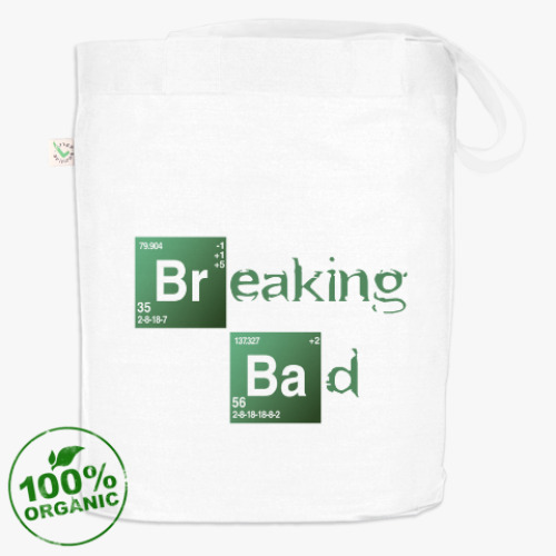 Сумка шоппер с принтом Breaking Bad