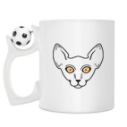 Кружка с футбольным мячиком