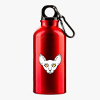 Металлическая бутылка 400 мл UV-DTF