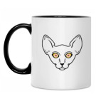 Кружка двухцветная