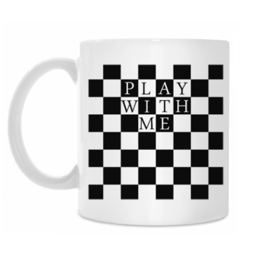 Кружка с принтом Шахматы