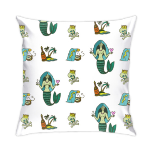 Подушка Морская тема