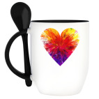 Кружка с ложкой