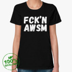 Женская футболка органик