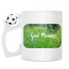 Кружка с футбольным мячиком