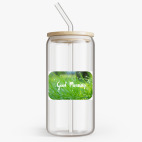 Банка с бамбуковой крышкой