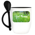 Кружка с ложкой