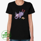 Женская футболка органик