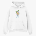 Толстовка худи оверсайз