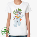 Женская футболка органик