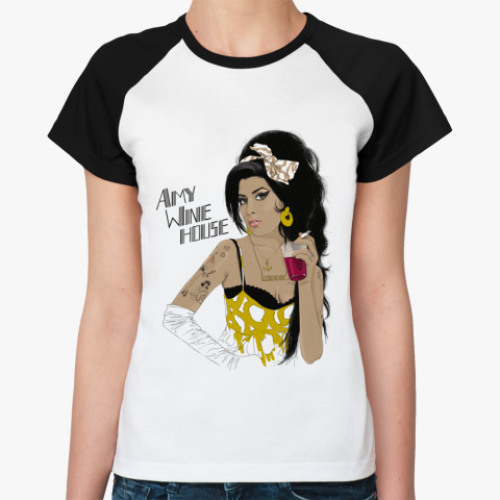 Женская футболка реглан Amy