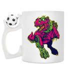 Кружка с футбольным мячиком