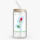 Банка с бамбуковой крышкой