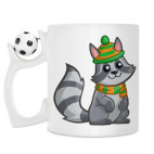 Кружка с футбольным мячиком