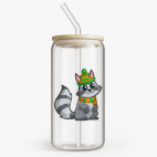 Банка с бамбуковой крышкой