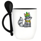 Кружка с ложкой