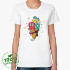 Женская футболка органик