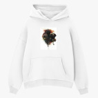 Толстовка худи оверсайз