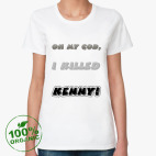 Женская футболка органик