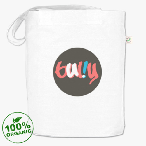 Сумка шоппер с принтом BULLY