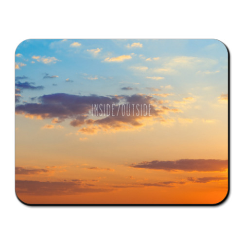 Коврик для мыши с принтом Внутри/снаружи