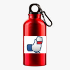 Металлическая бутылка 400 мл UV-DTF