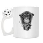 Кружка с футбольным мячиком