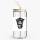 Банка с бамбуковой крышкой