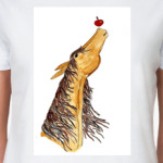 лошадь и яблоко