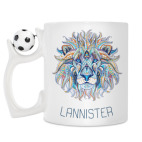 Кружка с футбольным мячиком