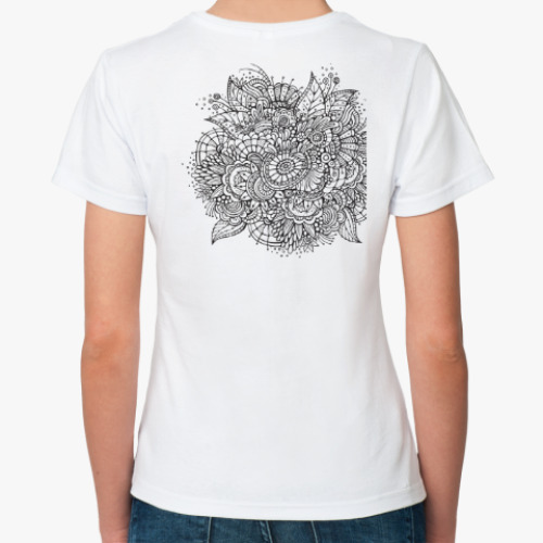 Классическая футболка Цветочный бум