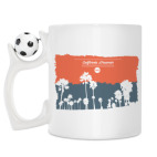 Кружка с футбольным мячиком