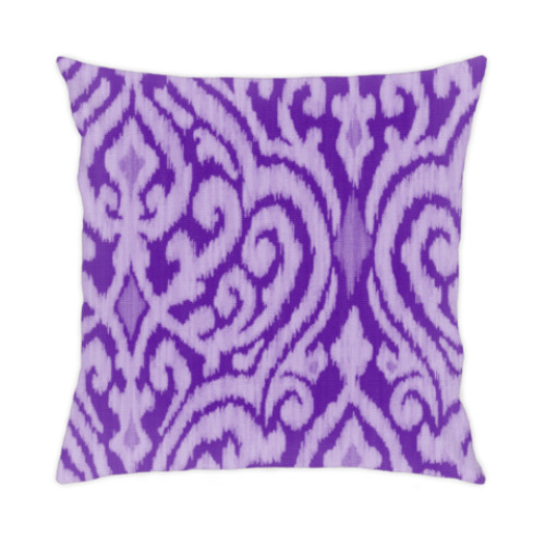 Подушка с принтом Фиолетовое счатье
