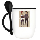 Кружка с ложкой