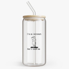 Банка с бамбуковой крышкой